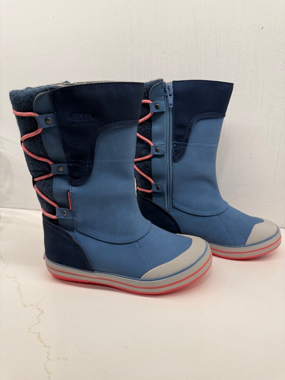 Keen kids Blue and Pink Winter Snow Boots